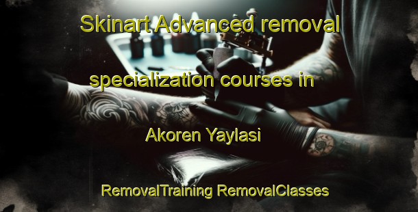 Skinart Advanced removal specialization courses in Akoren Yaylasi | #RemovalTraining #RemovalClasses #SkinartTraining-Turkey