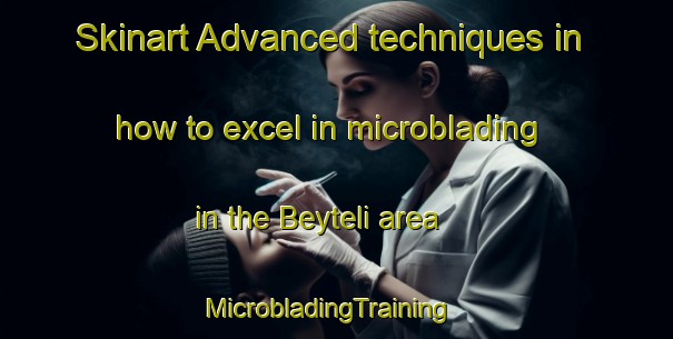 Skinart Advanced techniques in how to excel in microblading in the Beyteli area | MicrobladingTraining | MicrobladingClasses | SkinartTraining-Turkey