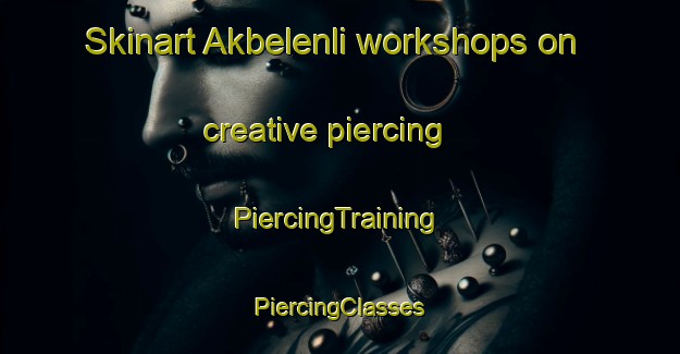 Skinart Akbelenli workshops on creative piercing | #PiercingTraining #PiercingClasses #SkinartTraining-Turkey