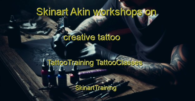 Skinart Akin workshops on creative tattoo | #TattooTraining #TattooClasses #SkinartTraining-Turkey