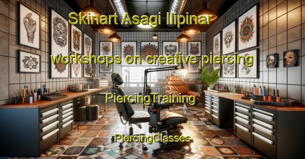 Skinart Asagi Ilipinar workshops on creative piercing | #PiercingTraining #PiercingClasses #SkinartTraining-Turkey