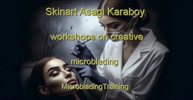 Skinart Asagi Karaboy workshops on creative microblading | #MicrobladingTraining #MicrobladingClasses #SkinartTraining-Turkey