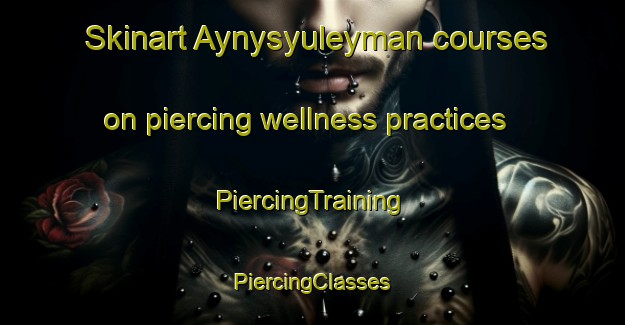 Skinart Aynysyuleyman courses on piercing wellness practices | #PiercingTraining #PiercingClasses #SkinartTraining-Turkey