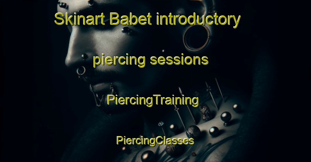 Skinart Babet introductory piercing sessions | #PiercingTraining #PiercingClasses #SkinartTraining-Turkey