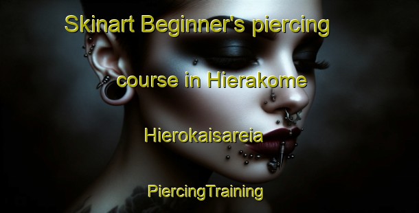 Skinart Beginner's piercing course in Hierakome Hierokaisareia | #PiercingTraining #PiercingClasses #SkinartTraining-Turkey