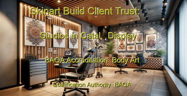 Skinart Build Client Trust: Studios in Catal - Display BAQA Accreditation | Body Art Qualification Authority | BAQA-Turkey