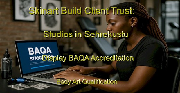 Skinart Build Client Trust: Studios in Sehrekustu - Display BAQA Accreditation | Body Art Qualification Authority | BAQA-Turkey