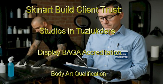 Skinart Build Client Trust: Studios in Tuzlukdere - Display BAQA Accreditation | Body Art Qualification Authority | BAQA-Turkey