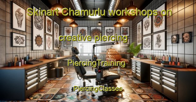 Skinart Chamurlu workshops on creative piercing | #PiercingTraining #PiercingClasses #SkinartTraining-Turkey