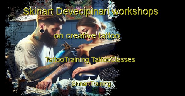 Skinart Devecipinari workshops on creative tattoo | #TattooTraining #TattooClasses #SkinartTraining-Turkey