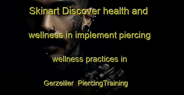 Skinart Discover health and wellness in implement piercing wellness practices in Gerzeliler | PiercingTraining | PiercingClasses | SkinartTraining-Turkey