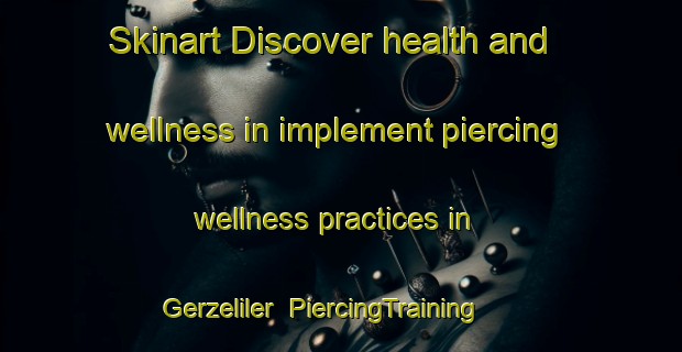 Skinart Discover health and wellness in implement piercing wellness practices in Gerzeliler | PiercingTraining | PiercingClasses | SkinartTraining-Turkey