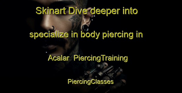 Skinart Dive deeper into specialize in body piercing in Acalar | #PiercingTraining #PiercingClasses #SkinartTraining-Turkey