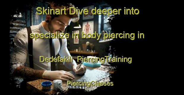 Skinart Dive deeper into specialize in body piercing in Dedefakili | PiercingTraining | PiercingClasses | SkinartTraining-Turkey