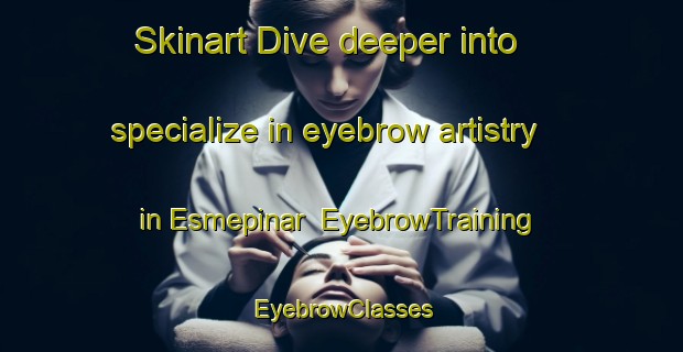 Skinart Dive deeper into specialize in eyebrow artistry in Esmepinar | EyebrowTraining | EyebrowClasses | SkinartTraining-Turkey