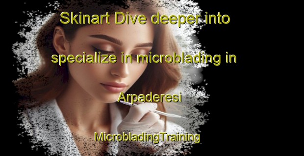 Skinart Dive deeper into specialize in microblading in Arpaderesi | MicrobladingTraining | MicrobladingClasses | SkinartTraining-Turkey