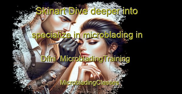 Skinart Dive deeper into specialize in microblading in Difni | MicrobladingTraining | MicrobladingClasses | SkinartTraining-Turkey