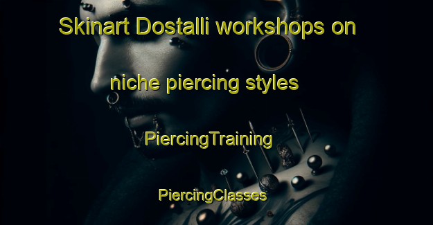 Skinart Dostalli workshops on niche piercing styles | PiercingTraining | PiercingClasses | SkinartTraining-Turkey
