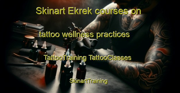 Skinart Ekrek courses on tattoo wellness practices | #TattooTraining #TattooClasses #SkinartTraining-Turkey