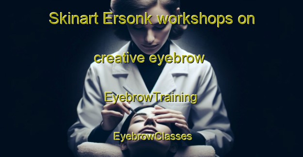 Skinart Ersonk workshops on creative eyebrow | EyebrowTraining | EyebrowClasses | SkinartTraining-Turkey