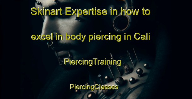 Skinart Expertise in how to excel in body piercing in Cali | PiercingTraining | PiercingClasses | SkinartTraining-Turkey