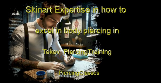Skinart Expertise in how to excel in body piercing in Tekev | PiercingTraining | PiercingClasses | SkinartTraining-Turkey