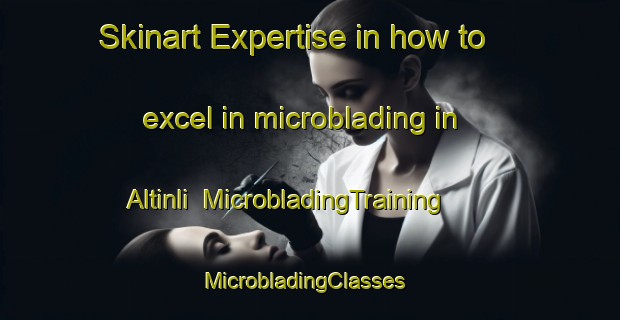 Skinart Expertise in how to excel in microblading in Altinli | MicrobladingTraining | MicrobladingClasses | SkinartTraining-Turkey