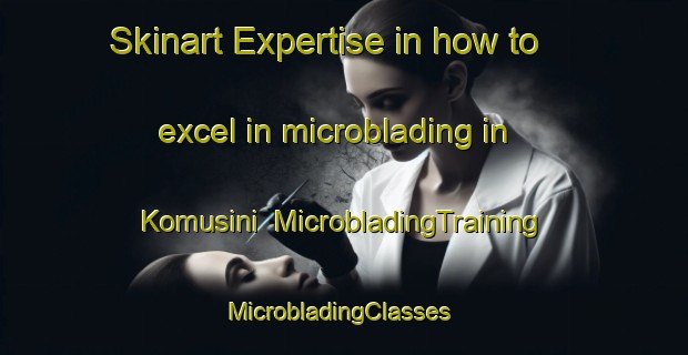 Skinart Expertise in how to excel in microblading in Komusini | MicrobladingTraining | MicrobladingClasses | SkinartTraining-Turkey