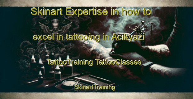 Skinart Expertise in how to excel in tattooing in Acikyazi | #TattooTraining #TattooClasses #SkinartTraining-Turkey