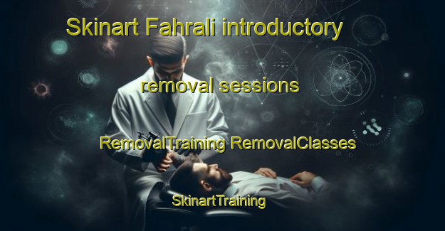 Skinart Fahrali introductory removal sessions | #RemovalTraining #RemovalClasses #SkinartTraining-Turkey