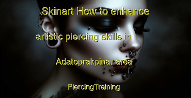 Skinart How to enhance artistic piercing skills in Adatoprakpinar area | #PiercingTraining #PiercingClasses #SkinartTraining-Turkey