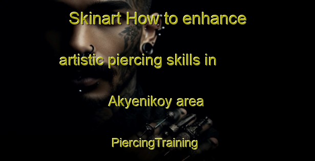 Skinart How to enhance artistic piercing skills in Akyenikoy area | #PiercingTraining #PiercingClasses #SkinartTraining-Turkey