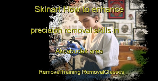 Skinart How to enhance precision removal skills in Akcabudak area | #RemovalTraining #RemovalClasses #SkinartTraining-Turkey