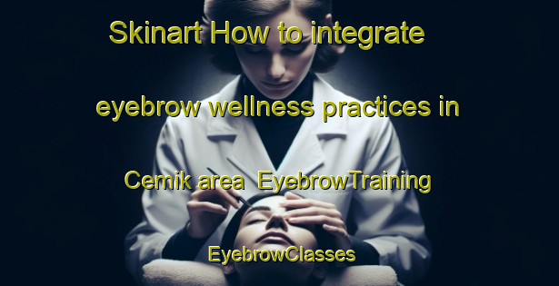 Skinart How to integrate eyebrow wellness practices in Cemik area | EyebrowTraining | EyebrowClasses | SkinartTraining-Turkey