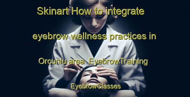 Skinart How to integrate eyebrow wellness practices in Orcunlu area | EyebrowTraining | EyebrowClasses | SkinartTraining-Turkey