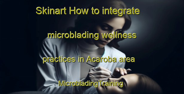 Skinart How to integrate microblading wellness practices in Acaroba area | #MicrobladingTraining #MicrobladingClasses #SkinartTraining-Turkey