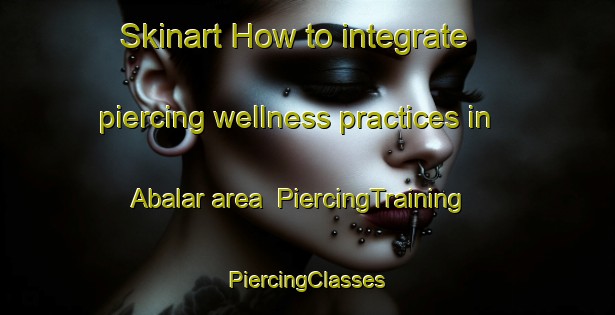 Skinart How to integrate piercing wellness practices in Abalar area | #PiercingTraining #PiercingClasses #SkinartTraining-Turkey