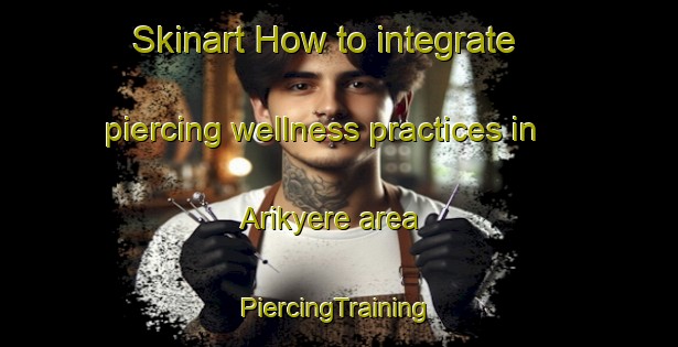 Skinart How to integrate piercing wellness practices in Arikyere area | #PiercingTraining #PiercingClasses #SkinartTraining-Turkey