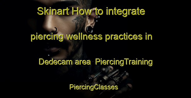 Skinart How to integrate piercing wellness practices in Dedecam area | PiercingTraining | PiercingClasses | SkinartTraining-Turkey