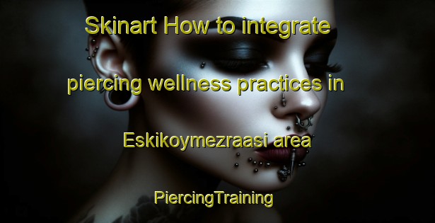 Skinart How to integrate piercing wellness practices in Eskikoymezraasi area | #PiercingTraining #PiercingClasses #SkinartTraining-Turkey