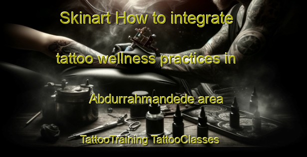 Skinart How to integrate tattoo wellness practices in Abdurrahmandede area | #TattooTraining #TattooClasses #SkinartTraining-Turkey