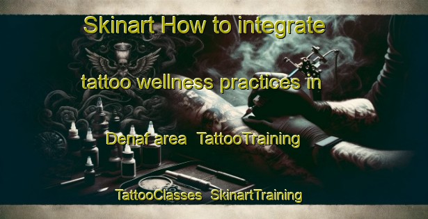 Skinart How to integrate tattoo wellness practices in Denaf area | TattooTraining | TattooClasses | SkinartTraining-Turkey