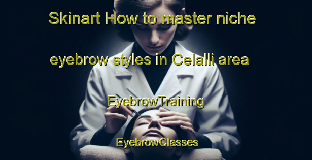 Skinart How to master niche eyebrow styles in Celalli area | EyebrowTraining | EyebrowClasses | SkinartTraining-Turkey