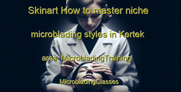 Skinart How to master niche microblading styles in Kertek area | MicrobladingTraining | MicrobladingClasses | SkinartTraining-Turkey