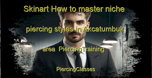 Skinart How to master niche piercing styles in Akcatumbuk area | #PiercingTraining #PiercingClasses #SkinartTraining-Turkey