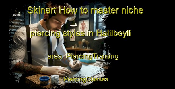 Skinart How to master niche piercing styles in Halilbeyli area | PiercingTraining | PiercingClasses | SkinartTraining-Turkey