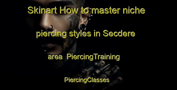 Skinart How to master niche piercing styles in Secdere area | PiercingTraining | PiercingClasses | SkinartTraining-Turkey