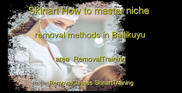 Skinart How to master niche removal methods in Ballikuyu area | #RemovalTraining #RemovalClasses #SkinartTraining-Turkey