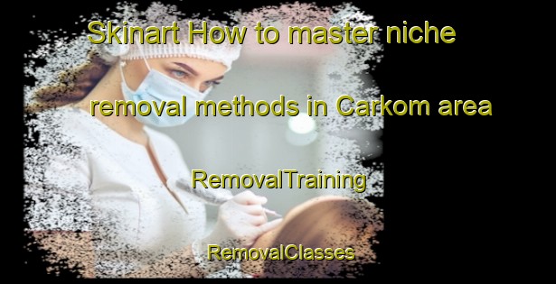 Skinart How to master niche removal methods in Carkom area | RemovalTraining | RemovalClasses | SkinartTraining-Turkey