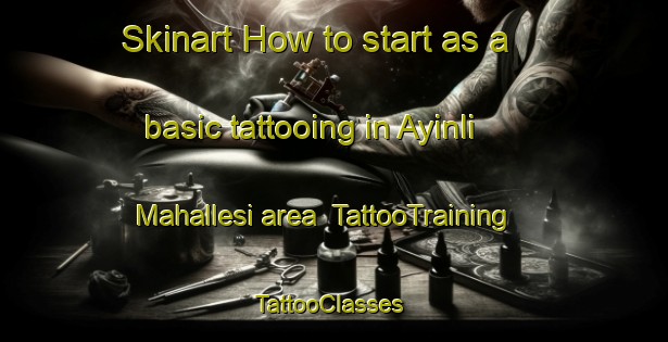 Skinart How to start as a basic tattooing in Ayinli Mahallesi area | TattooTraining | TattooClasses | SkinartTraining-Turkey